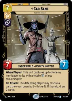 Cad Bane Hostage Taker (Star Wars Unlimited) Foil - Image 1