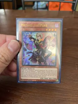 Yu-Gi-Oh Medius the Pure 1st Edition Ultra Rare Holo Card NM Condition - Image 1