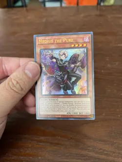 Yu-Gi-Oh Medius the Pure 1st Edition Ultra Rare Holo Card NM Condition - Image 2