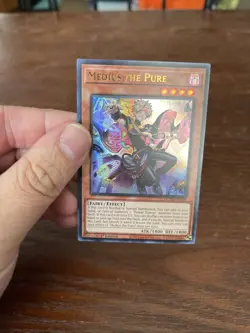 Yu-Gi-Oh Medius the Pure 1st Edition Ultra Rare Holo Card NM Condition - Image 3