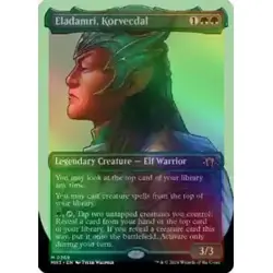 FOIL ELADAMRI, KORVECDAL (BORDERLESS) Modern Horizons 3 Magic MTG MINT CARD - Image 1