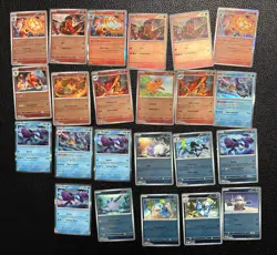 Pokemon Mega Evolution Lot ALL 107 HOLO cards and REVERSE HOLO cards x107 - Image 3