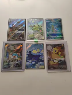 Pokemon Japanese Lapras AR Rare/Quaxly AR Rare/Full Art Holo Cards - Image 1