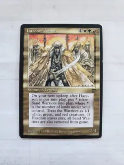 Magic: The Gathering Hazezon Tamar Summon Legend Card NM English 🔥 - Image 1