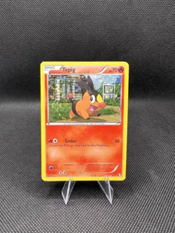 McDonald's 2011 Promo Tepig Basic Pokemon Card 3/12 Holo NM Condition 🔥🔥🔥 - Image 1