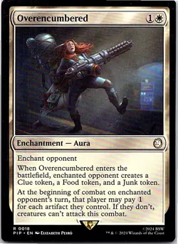 Magic the Gathering Overencumbered Fallout Commander MTG Free Shipping! - Image 1