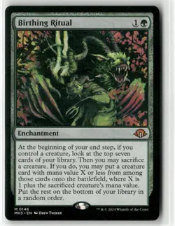 Magic The Gathering Modern Horizons 3- Birthing Ritual- Mythic #146 - Image 1
