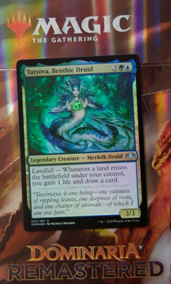 MTG DMR: Tatyova, Benthic Druid (Creature) 203 Foil Dominaria Remastered - Image 1