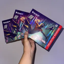 Magic The Gathering X Marvel - Spiderman 3x Lot Sealed Collector Booster Packs! - Image 1