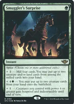 MTG Smuggler's Surprise Foil NM Outlaws of Thunder Junction Magic 180 - Image 1
