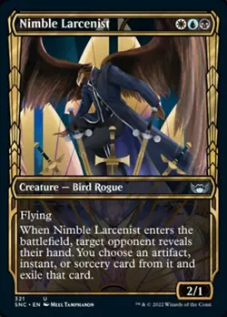 Showcase NIMBLE LARCENIST x4 mtg NM-M Streets of New Capenna 4 Unc - Image 1