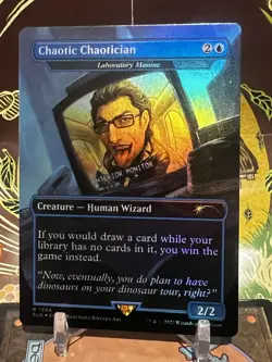 MTG | Chaotic Chaotician - Laboratory Maniac [Secret Lair Ian Malcolm] ✨FOIL✨ - Image 1