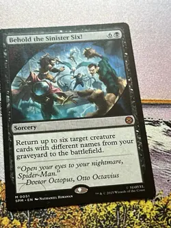 Behold The Sinister Six! Mtg Spider-Man Magic The gathering - Image 3