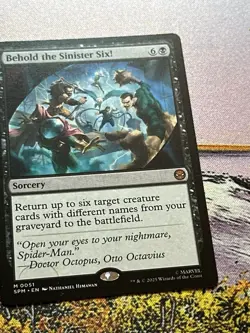 Behold The Sinister Six! Mtg Spider-Man Magic The gathering - Image 5