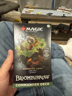 Magic the Gathering Bloomburrow Commander Deck Animated Army, Sealed Box - Image 1
