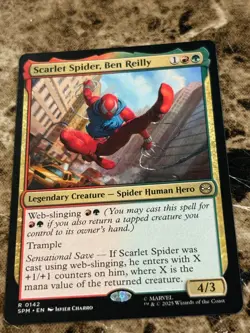 SCARLET SPIDER, BEN REILLY Magic MTG Spiderman - Image 1