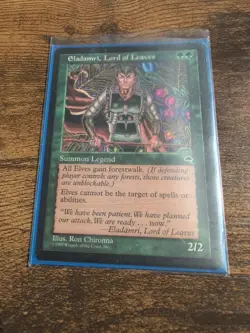 MTG Eladamri, Lord of Leaves (Tempest) & Worldly Tutor (Mirage) NM & Rare Combo! - Image 1