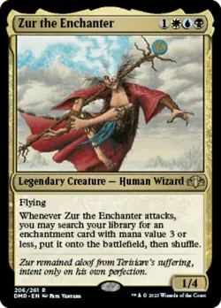 1 x Zur the Enchanter - Foil - Dominaria Remastered - NM-Mint - MTG - Image 1