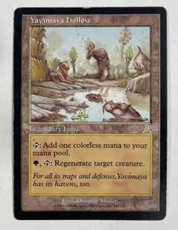 Yavimaya Hollow Urzas Destiny HP Heavy Play MTG Magic The Gathering - Image 1