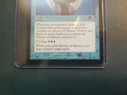 Decree of Silence, Scourge LP, Blue Rare Magic The Gathering - Image 3