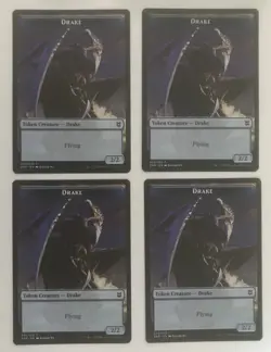 4 x DRAKE TOKEN 005 Zendikar Rising MTG Magic the Gathering ZNR - Image 1