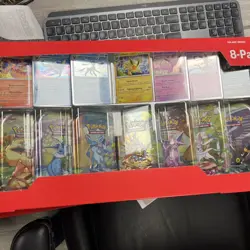 Pokemon TCG Prismatic Evolutions Costco Mini Tins 8 Pack - Image 1