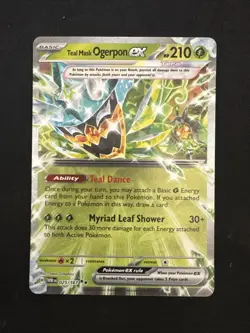 Pokemon TCG Teal Mask Ogerpon ex 025/167 Sv06: Twilight Masquerade Holo - Image 1