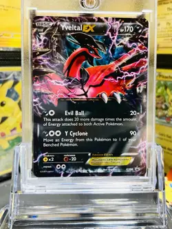 Yveltal EX XY08 Promo Rare Holo Pokemon Card Near Mint Condition Never Played - Image 1