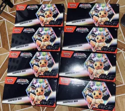 Pokemon TCG Scarlet & Violet Prismatic Evolutions Surprise Box Lot of 8 SEALED - Image 1
