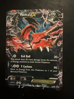 Pokemon TCG Yveltal EX XY08 Holo Rare Black Star Promos NM Condition - Image 1