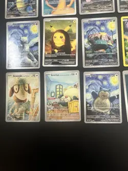Pokemon Van Gogh Set of EIGHTEEN (18) Custom Art Cards - DIY - Fan Art- Full Set - Image 5