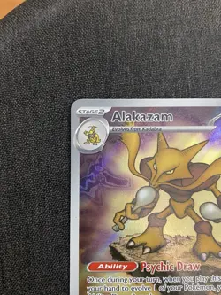Alakazam 009 Illustration Rare Promo ME: Mega Evolution Pokemon TCG MEP NM - Image 3