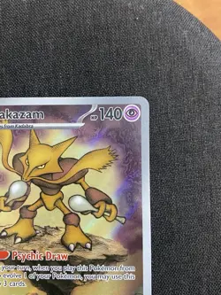 Alakazam 009 Illustration Rare Promo ME: Mega Evolution Pokemon TCG MEP NM - Image 4