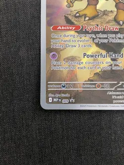 Alakazam 009 Illustration Rare Promo ME: Mega Evolution Pokemon TCG MEP NM - Image 5