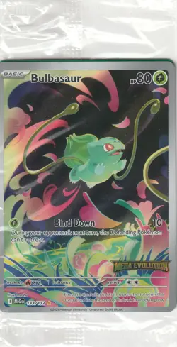 Bulbasaur 133/132 Stamped Mega Evolution Promo (Sealed) - Pokemon ME01 MEG - Image 1
