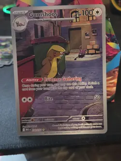 Gumshoos 153/132 Illustration Rare Pokemon Mega Evolution - Image 1