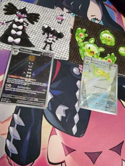 Pokemon - Gothitelle 211 Reuniclus 212 S&V Black star promos with stickers MT/NM - Image 1