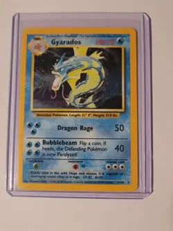 Pokemon TCG Gyarados Base Set 6/102 Holo 1999-2000 Wizards Base Set Copyright... - Image 1