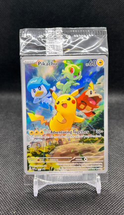 Pokemon TCG: Pikachu Sealed Promo SVP EN 027 Black Star - Image 1