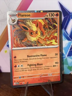 Flareon 167 Cosmos Holo Black Star Promo Prismatic Evolutions Pokemon LP - Image 1