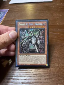 Yugioh DoomZ XII Zero - Drastea DOOD-EN008 Secret Rare 1st Edition NM - Image 1