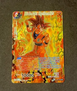 SSG Son Goku Magnificent Might SPR BT17-138 Foil Dragon Ball Super Card Game NM - Image 1