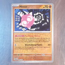 2023 Pokemon Scarlet Violet Paradox Rift Reverse HOLO Minior Card 099/182 - Image 1