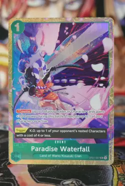Paradise Waterfall OP01-057 ALT ART Best Selection Vol.1 One Piece Card Promo - Image 1