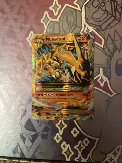 Pokemon Mega-Charizard-EX TCG Flashfire Holo Card 107/106 Secret Rare - Image 1
