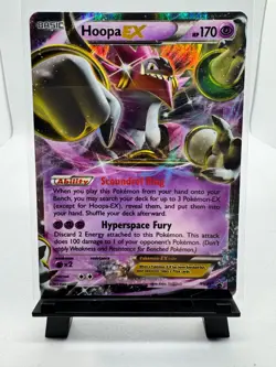 Hoopa EX XY71 Promo Holo Rare Pokemon Card 2015 Black Star Promo - Image 1