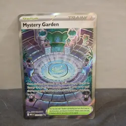 Pokemon TCG Mystery Garden Trainer Card Holo Rare NM 172/132 Mega Evolution - Image 1