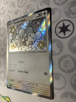 Tandemaus 209/091 Baby Shiny Paldean Fates Pokemon Card NM Condition - Image 2