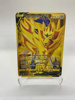 Zamazenta V Gold Metal Pokemon Card-Collectible Gift Display！Christmas COOL - Image 2