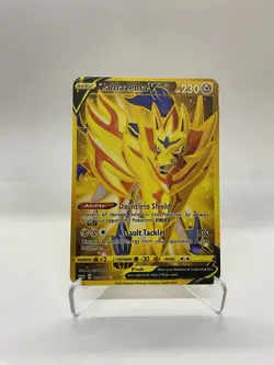 Zamazenta V Gold Metal Pokemon Card-Collectible Gift Display！Christmas COOL - Image 3